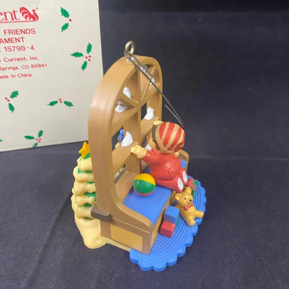 Vintage 1991 Current Winter Friends Christmas Ornament